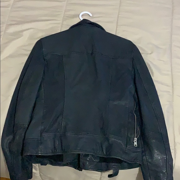 All Saints men’s leather jacket size: XS - Picture 2 of 3